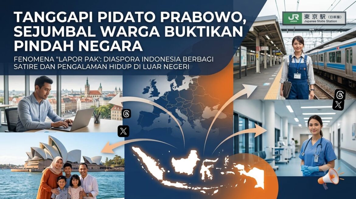 Tanggapi Pidato Prabowo, Sejumlah Warga Buktikan Pindah Negara