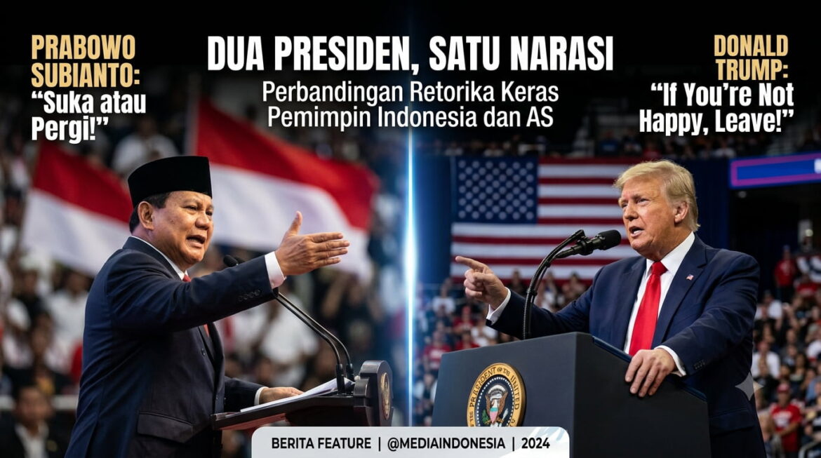Seperti Prabowo, Presiden Trump Persilakan Warga AS Keluar Jika Merasa Tak Bahagia