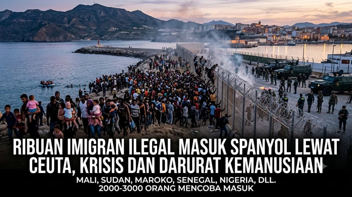 Ribuan Imigran Ilegal Masuk Spanyol Lewat Ceuta, Krisis dan Darurat Kemanusiaan