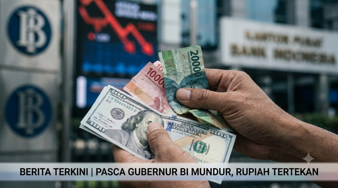 Rupiah Makin Lemah Pasca Gubernur BI Mundur