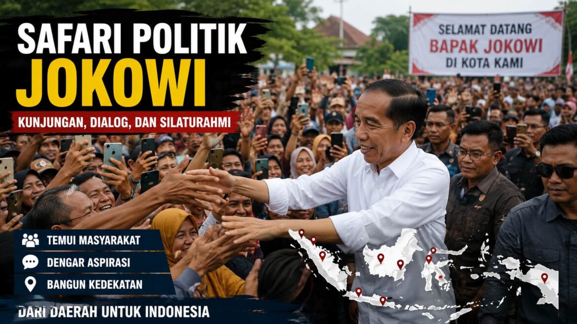 Safari Politik Jokowi Uji Dominasi PDIP, PSI Bidik Jateng Jadi Kandang Gajah
