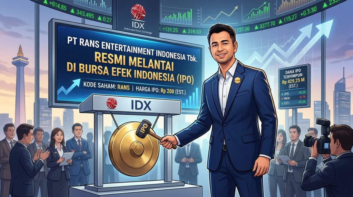 Raffi Ahmad Putuskan Rans Entertainment Melantai di Bursa Saham IPO