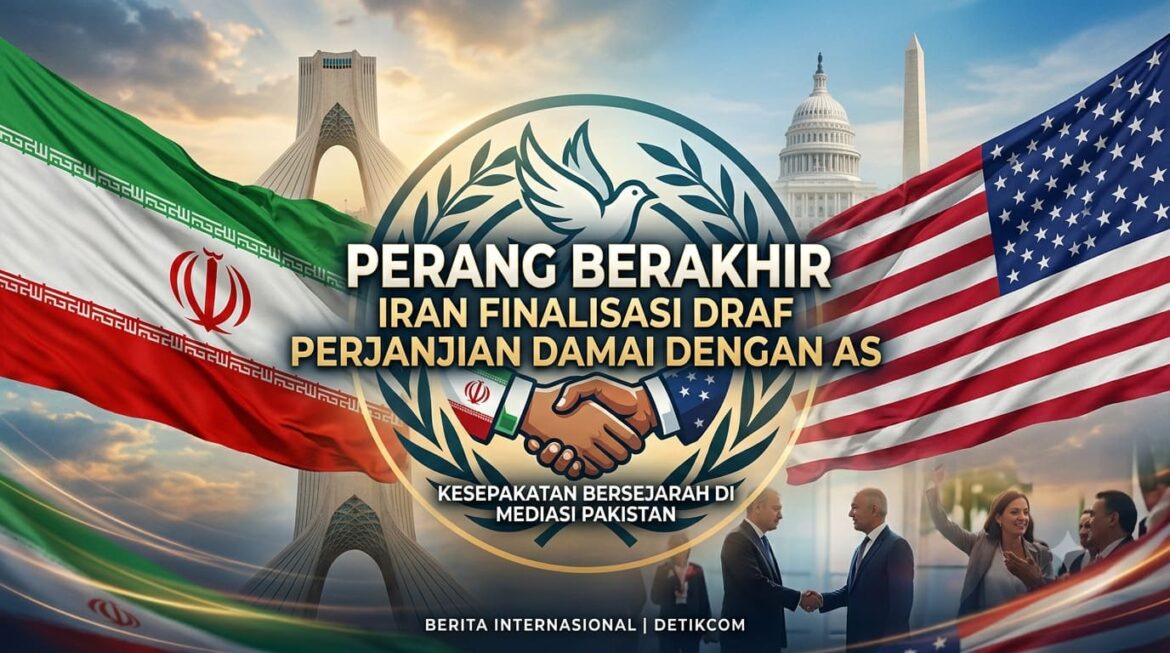 Sepakat Damai: Iran Finalisasi Draf MoU Perjanjian Damai dengan AS