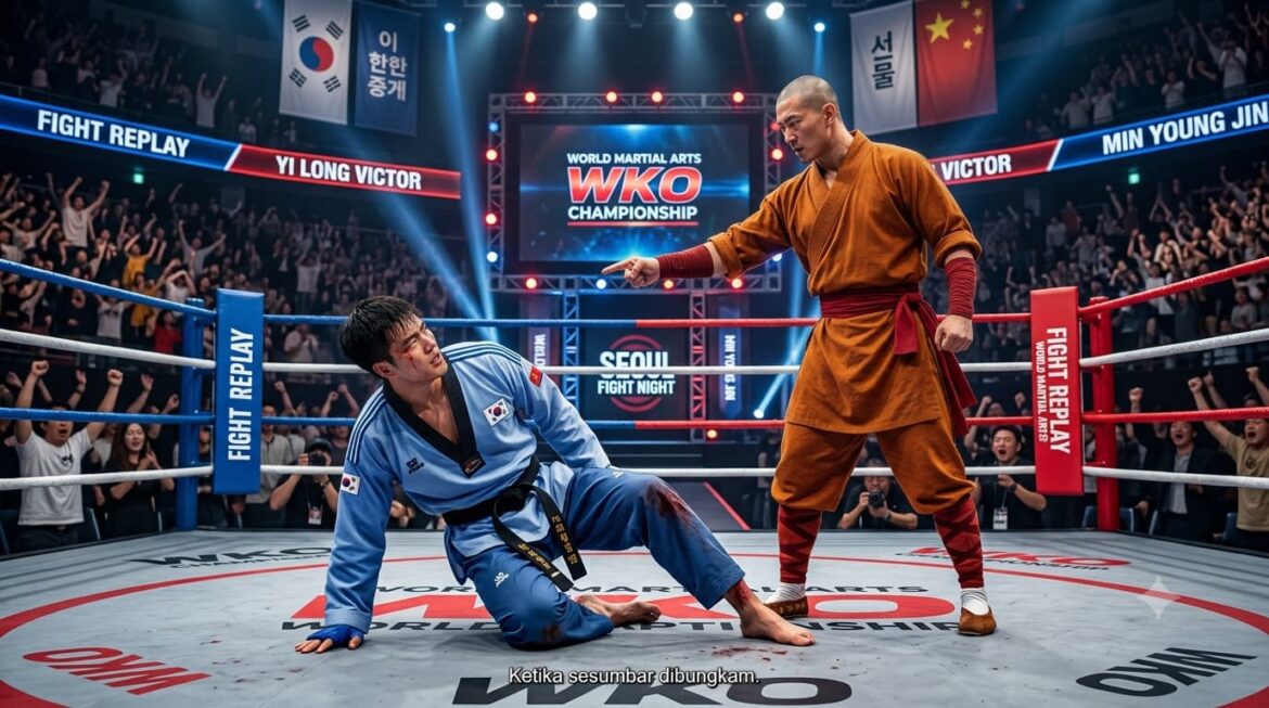 Kesombongan Taekwondo Korea, Tumbang Dibantai Kungfu Shaolin Tiongkok