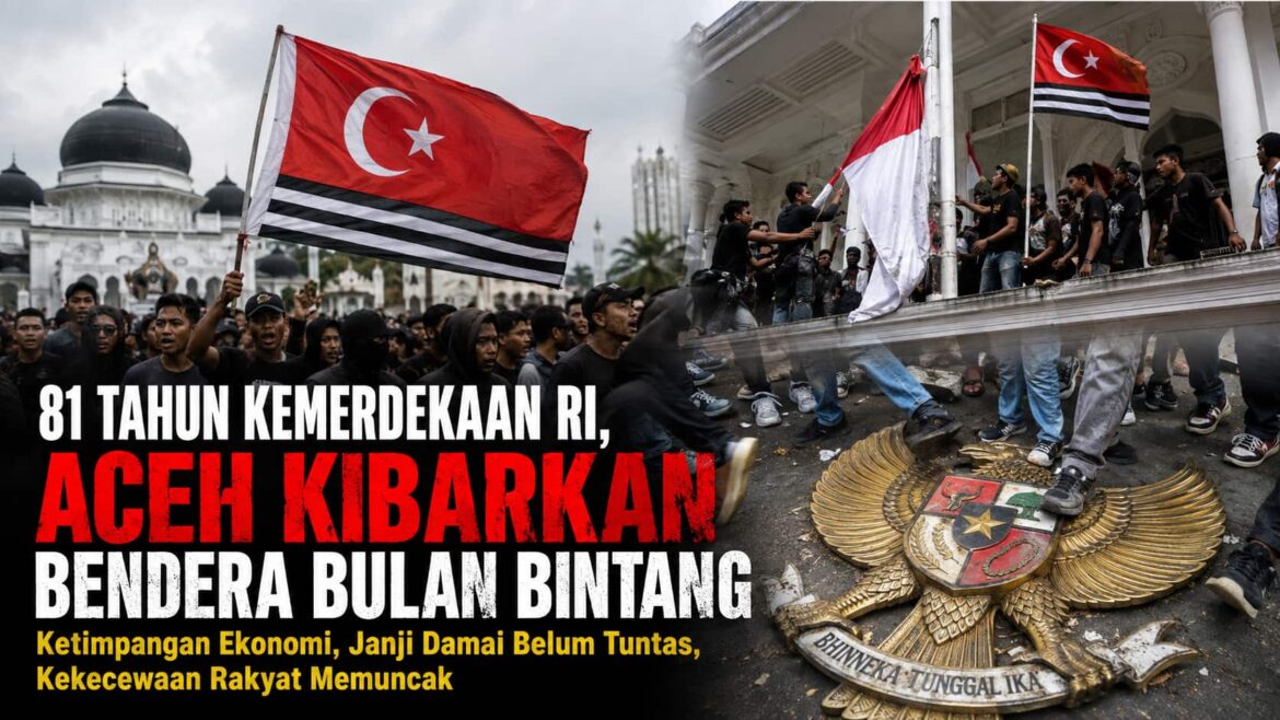 81 Tahun Kemerdekaan RI, Aceh Kibarkan Bendera Bulan Bintang
