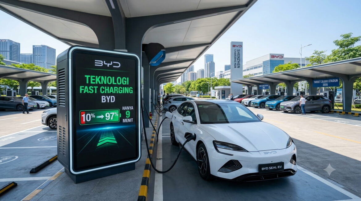 Teknologi Fast Charging BYD: Isi 10 Persen ke 97 Persen Hanya 9 Menit