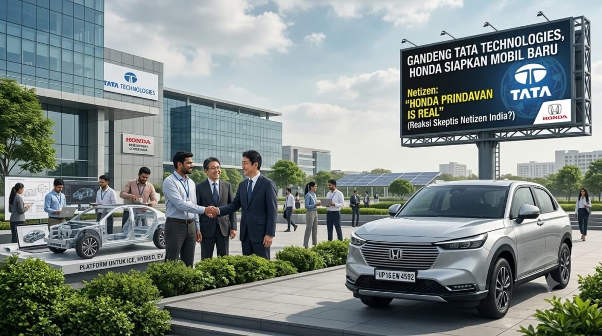 Gandeng Tata Technologies, Honda Siapkan Mobil Baru, Netizen: Honda Prindavan Is Real