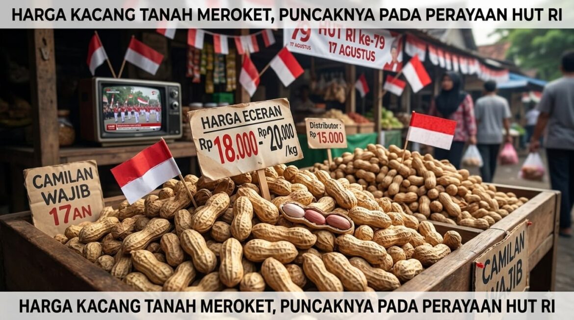 Harga Kacang Tanah Meroket, Puncaknya Pada Perayaan HUT RI