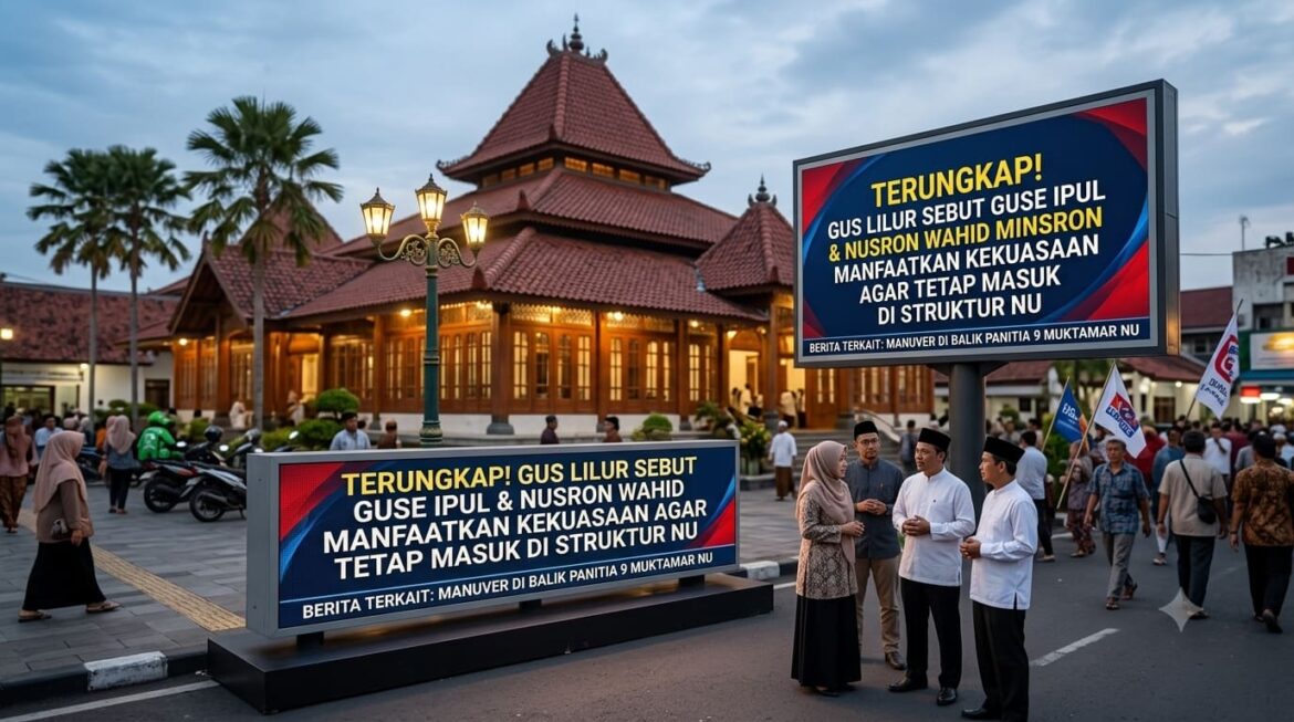 Gus Lilur Sebut Dua Nama Ini Manfaatkan Kekuasaan Agar Tetap Masuk di Struktur NU