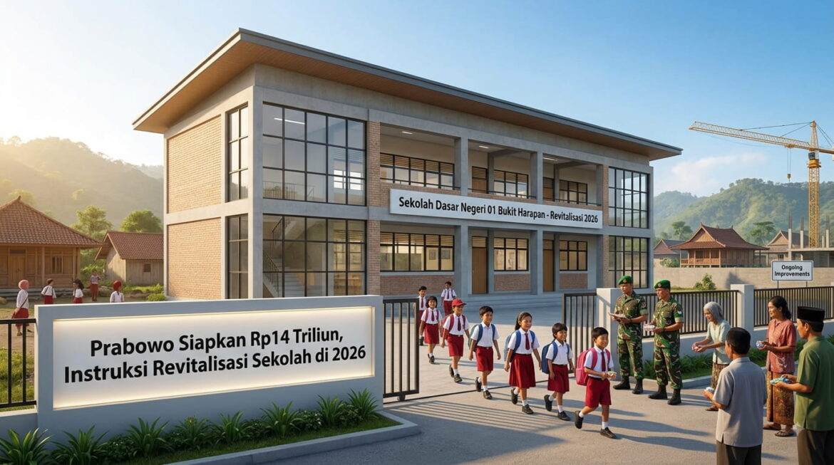 Prabowo Siapkan Rp14 Triliun, Instruksi Revitalisasi Sekolah di 2026